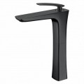 Black washbasin faucet high Concep't