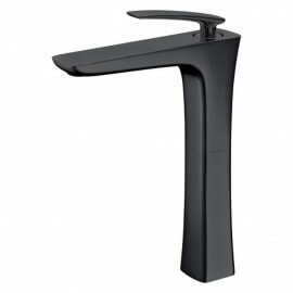 Grifo negro de lavabo alto Concep
