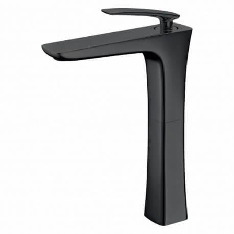 Black washbasin faucet high Concep't