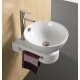 Support Vasque avec porte serviette intégré  - 42x20 cm - Vogue