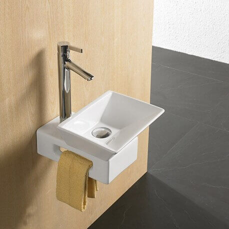 White holder for Poser Vasque - 17x29 cm