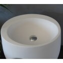Lavabo Oval Totem Composite Blanco Mat Wake