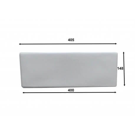 Ceramic semi recessed vasque Pure