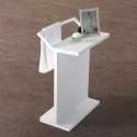 Toalla de puerta a superficie sólida Poser Blanco mate mineral