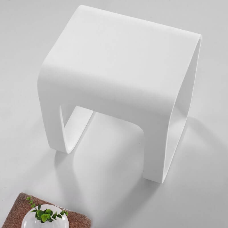 Tabouret Salle De Bain Design
 - Tabouret Salle De Bain Solid Surface Blanc Siege De Douche Rue Du Bain