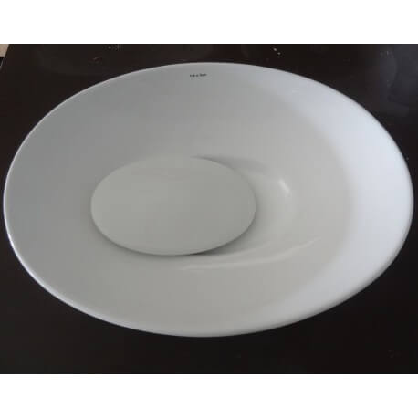 Tanque de pose Oval con cubierta cerámica