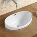Vasque semi-encastrable céramique Soft | Rue du Bain