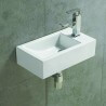 Hand wash Rectangular Straight - Ceramic White - 46x26 cm - Studio