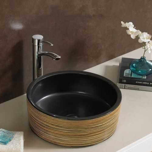 Vasque à poser ronde céramique 41x41 cm Soon | Rue du bain