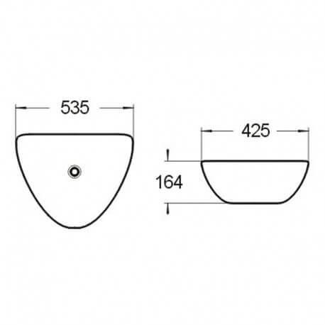 Ovale ceramica posa pentola movimento