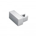 Soporte para duchas cuadradas cromadas