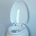 OVE Toilettensitz in Ei-Optik, weiß - Rue du Bain