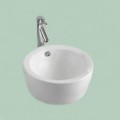 Ceramic round laying basin Sigma