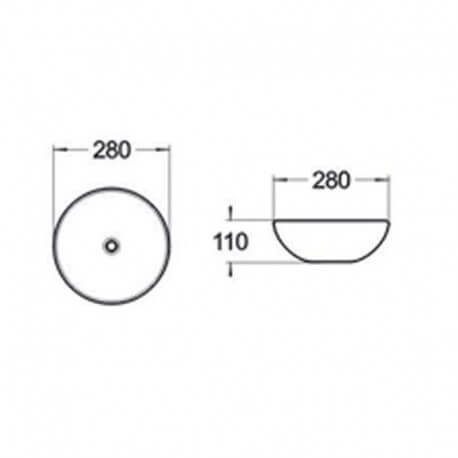 Olys Vasque set e porta asciugamani