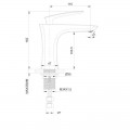 Chromium design washbasin mixer faucet - Concep't