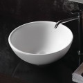 White ceramic bowl set-up vasque