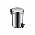 3 liter chrome pedal bin on Rue du Bain