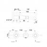 Washbo Mural Retro Mixer Faucet - Chromé - Allure