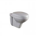 Cuvette WC appeso ceramica bianca con taglio, Cottage