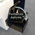Rectangular Suspended WC - With Shredding - Shining Black Ceramic - 52x39 cm - Kube