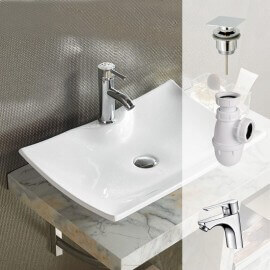 Vasca da bagno Scala, bondage, sifone, rubinetto