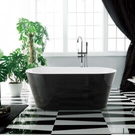  Bathtub ilot design black Seville
