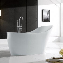  Baño ovalado acrílico Venecia