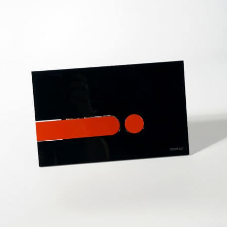 Placa negra con kit de color