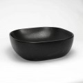 Vasque à poser bol céramique noire Vasco | Rue du Bain