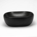Set ciotola in ceramica nera Vasco
