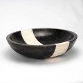 Set up bowl black stone and beige Edo