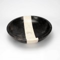 Set up bowl black stone and beige Edo