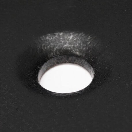 Plancha de cerámica negra Oval en Rue du Bain