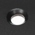 Rectangular matt black ceramic flooring pan Maze