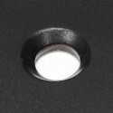 Rectangular matt black ceramic flooring pan Maze