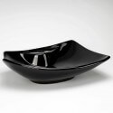 Vasca di placcatura in ceramica, Foglio - Vasche Nere in vendita