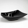 Layout lavabo con grifos Beach Ceramic Black 49cm - Hoja