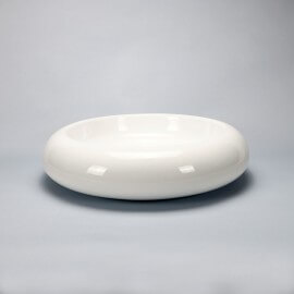 Vasca da posa rotonda in ceramica Nude 2
