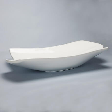 Vasque à poser asymétrique céramique Stage | Rue du Bain