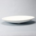 Oval White Mat Poser Vasque, 59x35 cm, Composite, Soon