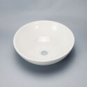 White ceramic bowl set-up vasque