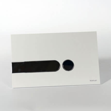 Bâti-support WC universel plaque chromé mate | Rue du Bain