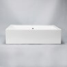Ceramic Rectangle Posing or Suspended Vasque - 57x45 cm - Square