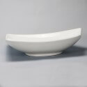 Asymmetric white ceramic vase Sheet