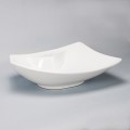 Layout basin with white ceramic faucet beach Feuille