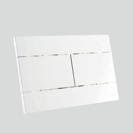 Apoyo a la construcción WC placa universal cromo brillante cromo chapado en cromo - Rue du Bain