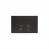 Black trigger plate for frame-support