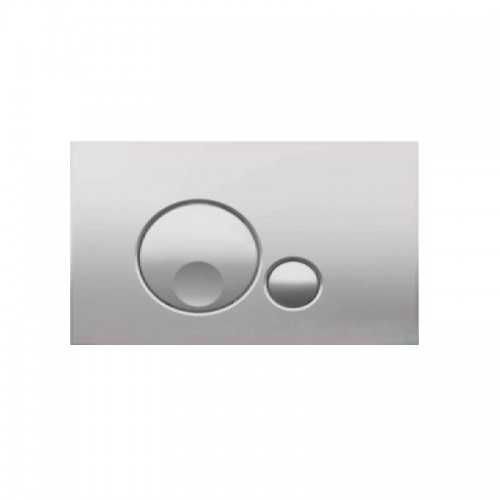 Placa de control cromado brillante para soporte incorporado