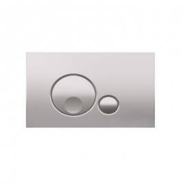 Placa de control cromado brillante para soporte incorporado