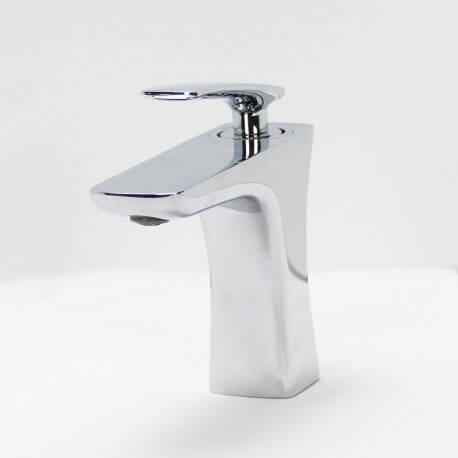 Rubinetto di miscelatore di lavabo di design cromato - Concep't
